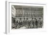 Prisoners Working at the Tread-Wheel and Others Exercising in the Third Yard of the Prison-null-Framed Giclee Print