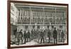 Prisoners Working at the Tread-Wheel and Others Exercising in the Third Yard of the Prison-null-Framed Giclee Print