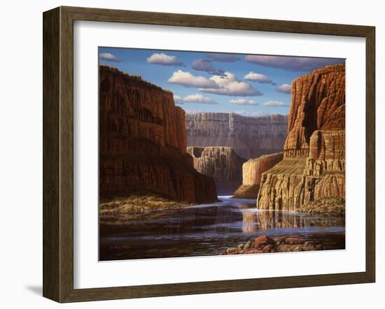 Pristine Sanctuary-R.W. Hedge-Framed Giclee Print