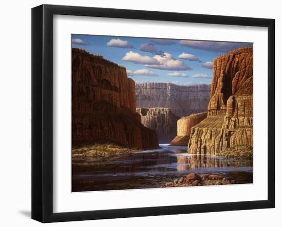 Pristine Sanctuary-R.W. Hedge-Framed Giclee Print