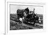 Pritchett, Colorado - Orville Ewing; Covered Wagon Scene-Lantern Press-Framed Premium Giclee Print