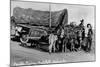 Pritchett, Colorado, View of Orville Ewing with his The Old West Still Lives Wagon-Lantern Press-Mounted Art Print