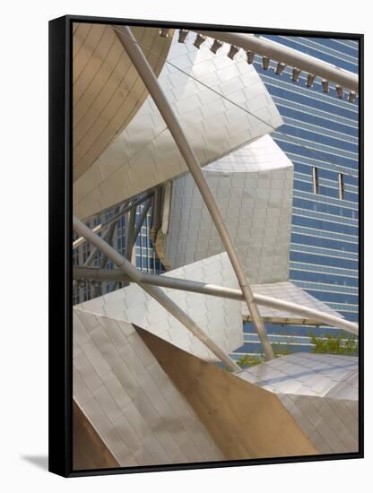 Pritzker Pavilion at Millennium Park, Chicago, Illinois, USA-Alan Klehr-Framed Stretched Canvas