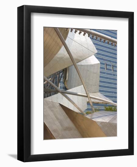 Pritzker Pavilion at Millennium Park, Chicago, Illinois, USA-Alan Klehr-Framed Photographic Print