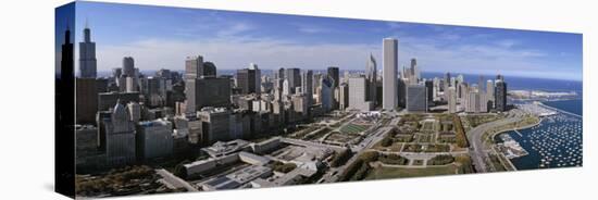 Pritzker Pavilion, Millennium Park, Chicago, Illinois, USA-null-Stretched Canvas