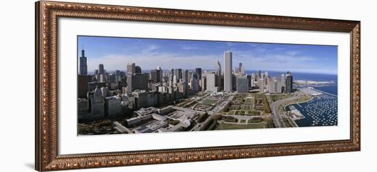 Pritzker Pavilion, Millennium Park, Chicago, Illinois, USA-null-Framed Photographic Print