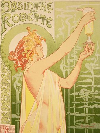 Reproduction of a Poster Advertising 'Robette Absinthe', 1896