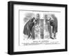 Private and Confidential, Opening of the Anglo-French Telephone Line, 1891-John Tenniel-Framed Giclee Print