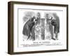 Private and Confidential, Opening of the Anglo-French Telephone Line, 1891-John Tenniel-Framed Giclee Print