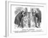 Private and Confidential, Opening of the Anglo-French Telephone Line, 1891-John Tenniel-Framed Giclee Print