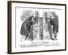 Private and Confidential, Opening of the Anglo-French Telephone Line, 1891-John Tenniel-Framed Giclee Print