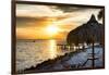 Private Beach at Sunset-Philippe Hugonnard-Framed Photographic Print