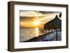 Private Beach at Sunset-Philippe Hugonnard-Framed Premium Photographic Print