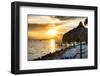 Private Beach at Sunset-Philippe Hugonnard-Framed Premium Photographic Print