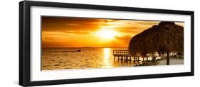 Private Beach at Sunset-Philippe Hugonnard-Framed Photographic Print