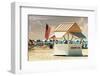 Private Beach Miami Beach - Richmond Hotel South Beach - Florida-Philippe Hugonnard-Framed Photographic Print