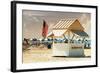 Private Beach Miami Beach - Richmond Hotel South Beach - Florida-Philippe Hugonnard-Framed Photographic Print