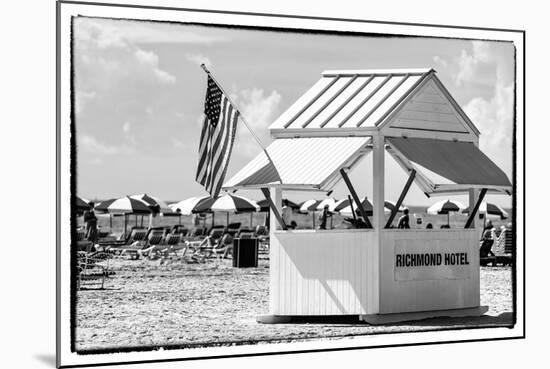 Private Beach Miami Beach - Richmond Hotel South Beach - Florida-Philippe Hugonnard-Mounted Photographic Print