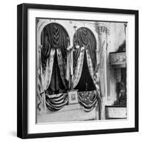 Private Box in Ford's Theater, Around Time President Lincoln Was Assassinated by John Wilkes Booth-null-Framed Photographic Print