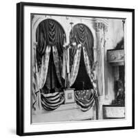 Private Box in Ford's Theater, Around Time President Lincoln Was Assassinated by John Wilkes Booth-null-Framed Photographic Print