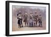Private, Drummers, Piper and Bugler of the Black Watch During the Second Boer War-Louis Creswicke-Framed Giclee Print