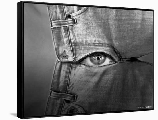 Private Eye-Thomas Barbey-Framed Stretched Canvas