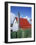 Private House with Red Corrugated Roof and Green Fence, Stanley, Capital of the Falkland Islands-Renner Geoff-Framed Photographic Print