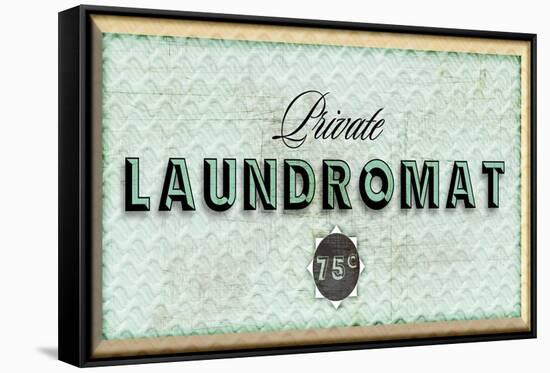 Private Laundromat-PI Studio-Framed Stretched Canvas