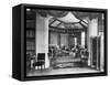 Private Library-null-Framed Stretched Canvas