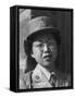 Private Margaret Fukuoka, W.A.C. at Manzanar, 1943-Ansel Adams-Framed Stretched Canvas