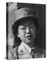 Private Margaret Fukuoka, W.A.C. at Manzanar, 1943-Ansel Adams-Stretched Canvas