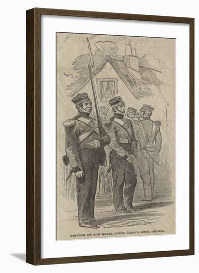 Private of the Royal Bucks (King's Own) Militia-Frederick John Skill-Framed Giclee Print