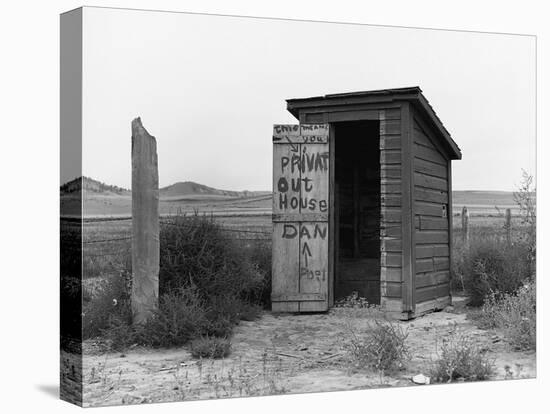 Private Outhouse-Arthur Rothstein-Stretched Canvas