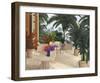 Private Patio-Diane Romanello-Framed Art Print