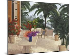 Private Patio-Diane Romanello-Mounted Art Print