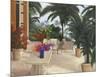 Private Patio-Diane Romanello-Mounted Art Print