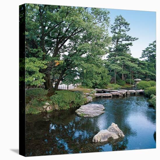 Private Pond-null-Stretched Canvas