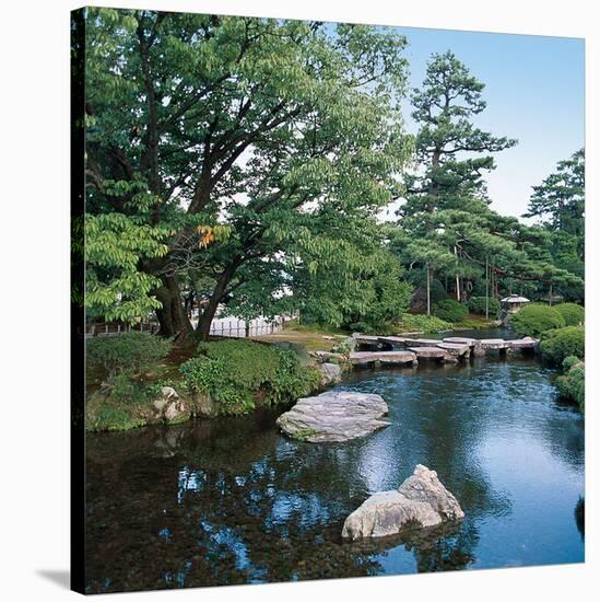 Private Pond-null-Stretched Canvas