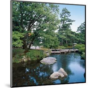 Private Pond-null-Mounted Art Print