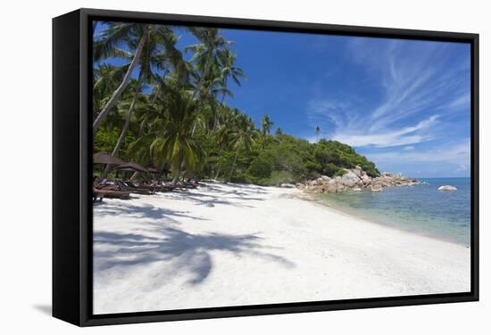 Private Secluded Beach Fringed by Palm Trees at the Silavadee Pool Spa Resort Near Lamai-Lee Frost-Framed Stretched Canvas