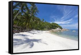 Private Secluded Beach Fringed by Palm Trees at the Silavadee Pool Spa Resort Near Lamai-Lee Frost-Framed Stretched Canvas