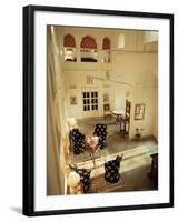 Private Sitting Area in One of the Bedroom Suites, Neemrana Fort Palace Hotel, Neemrana, India-John Henry Claude Wilson-Framed Photographic Print