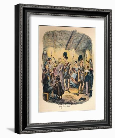 Private Theatres, C1900-George Cruikshank-Framed Giclee Print