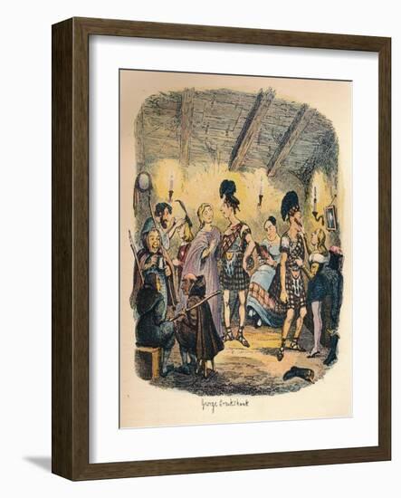 Private Theatres, C1900-George Cruikshank-Framed Giclee Print