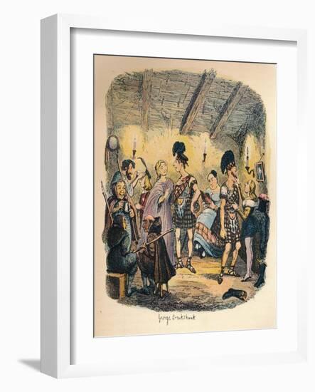 Private Theatres, C1900-George Cruikshank-Framed Giclee Print