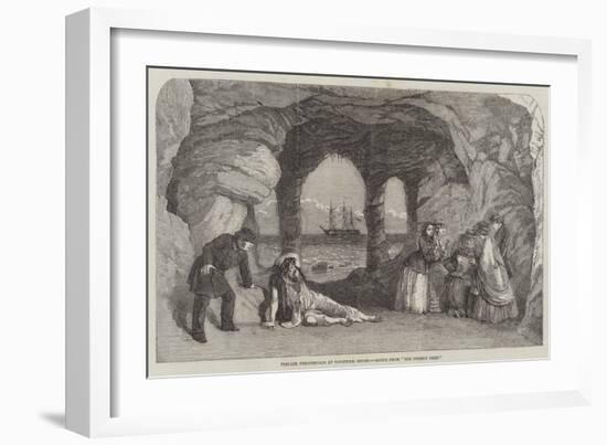 Private Theatricals at Tavistock House, Scene from The Frozen Deep-null-Framed Giclee Print