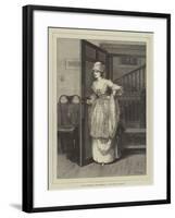 Private Theatricals, Miss Hardcastle in She Stoops to Conquer-Matthew White Ridley-Framed Giclee Print