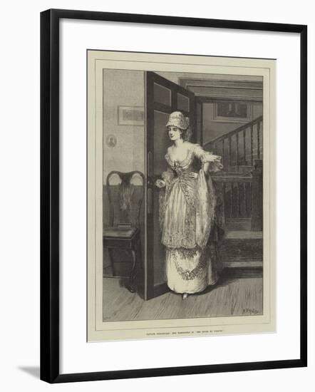 Private Theatricals, Miss Hardcastle in She Stoops to Conquer-Matthew White Ridley-Framed Giclee Print