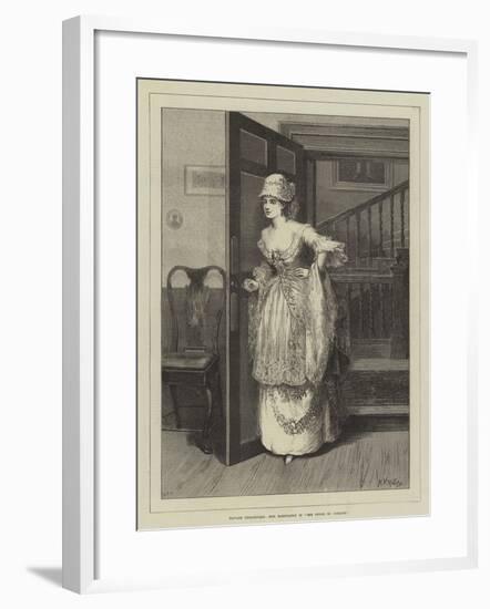 Private Theatricals, Miss Hardcastle in She Stoops to Conquer-Matthew White Ridley-Framed Giclee Print