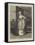 Private Theatricals, Miss Hardcastle in She Stoops to Conquer-Matthew White Ridley-Framed Stretched Canvas